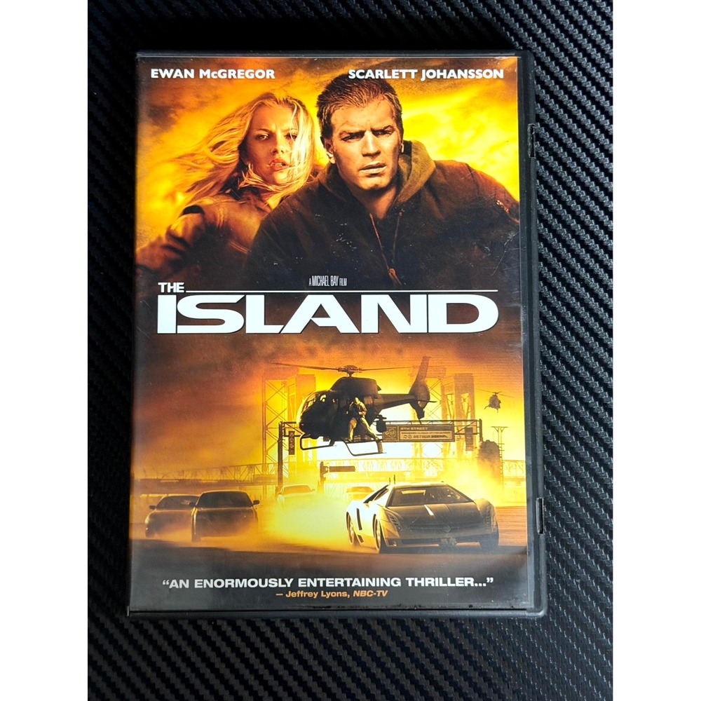 The Island DVD Movie Ewan McGregor Scarlett Johansson Michael Bay Sci-Fi EUC